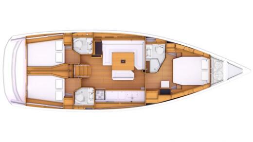 Sailboat Jeanneau Sun Odyssey 479 Boat design plan