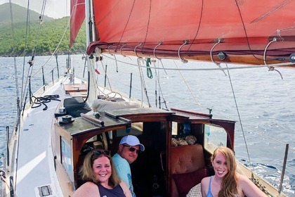 Wooden Sloop that travelled the entire globe
