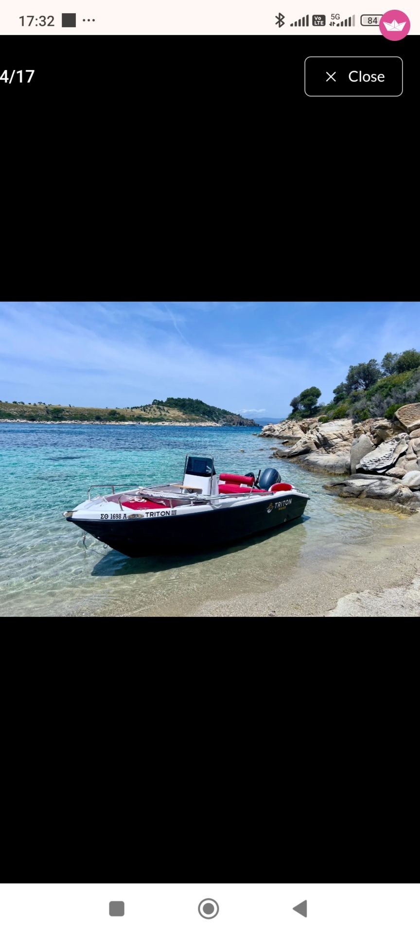 Bateau à moteur Unique boars Shark 30cv 8