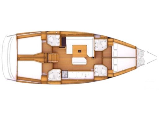 Sailboat JEANNEAU SUN ODYSSEY 479 boat plan