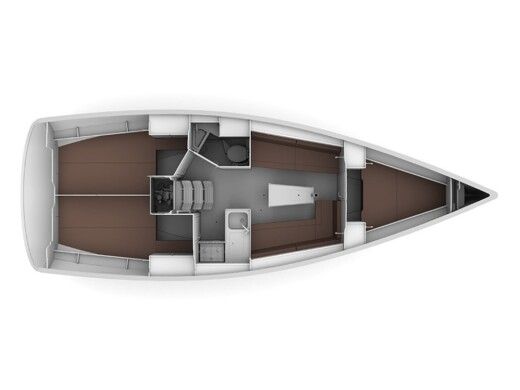 Sailboat BAVARIA 34 CRUISER Boat design plan
