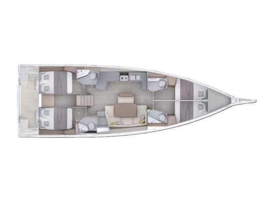 Sailboat  Oceanis 47 boat plan