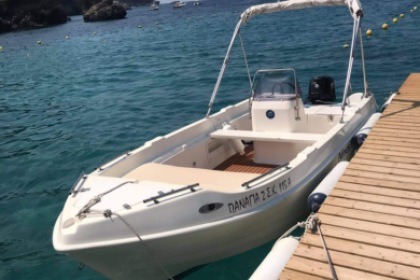 Hire Boat without licence  A.Hellas 30 hp 5,20 Palaiokastritsa