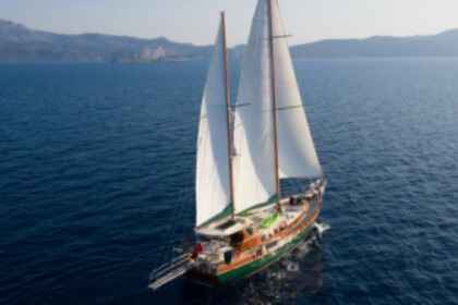Elegant Wooden Guler for 8 Guests in Gocek