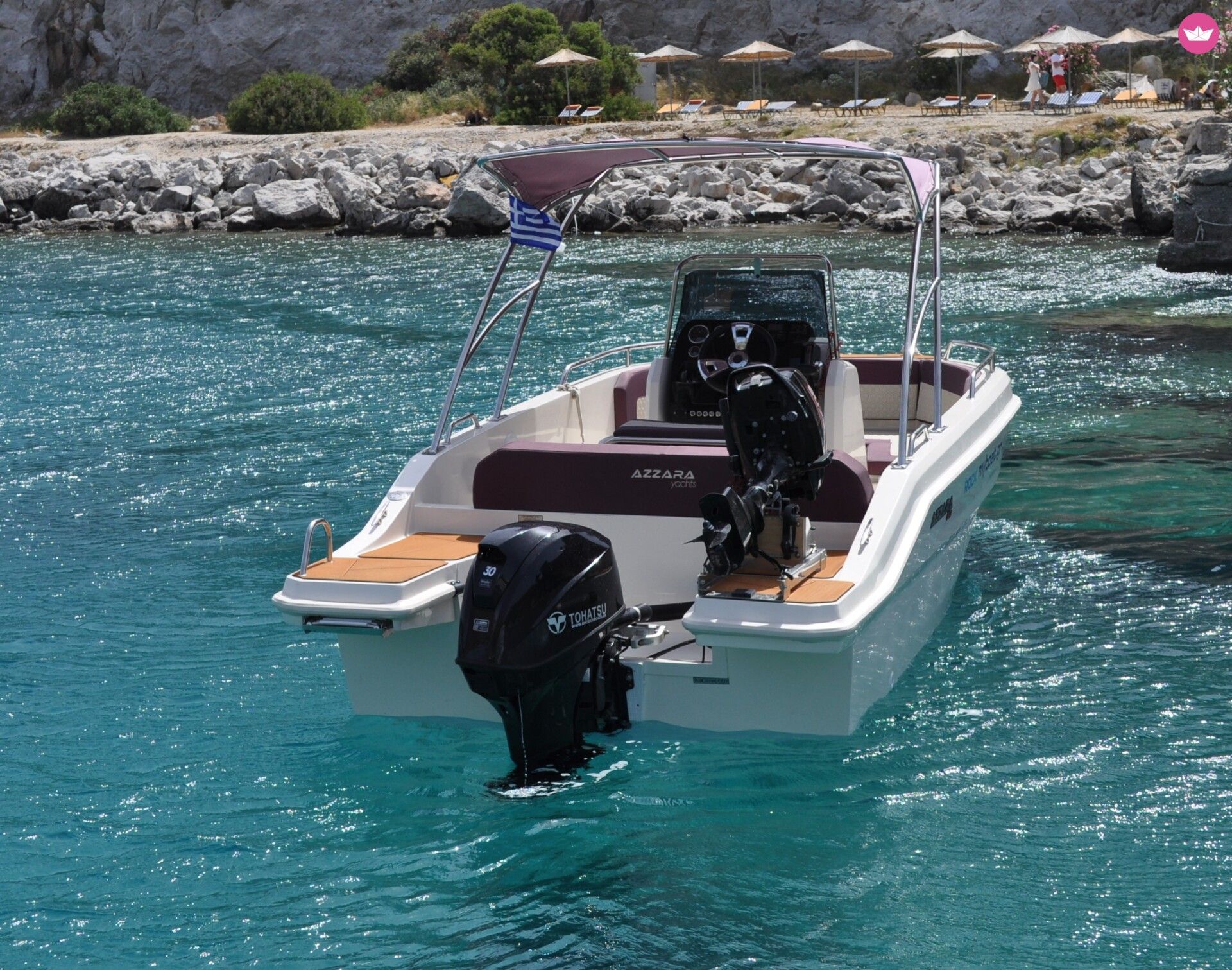Bateau à moteur Azzara 490 40cv 5