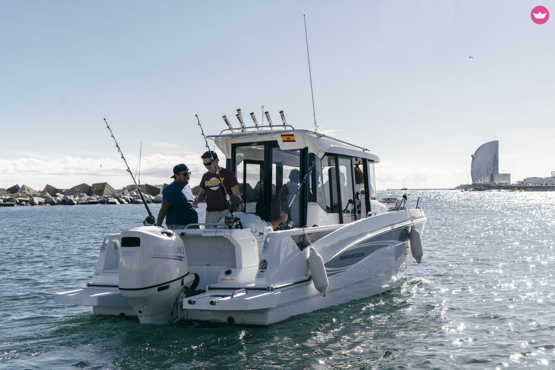 Motorboat Beneteau Barracuda 7 for hire