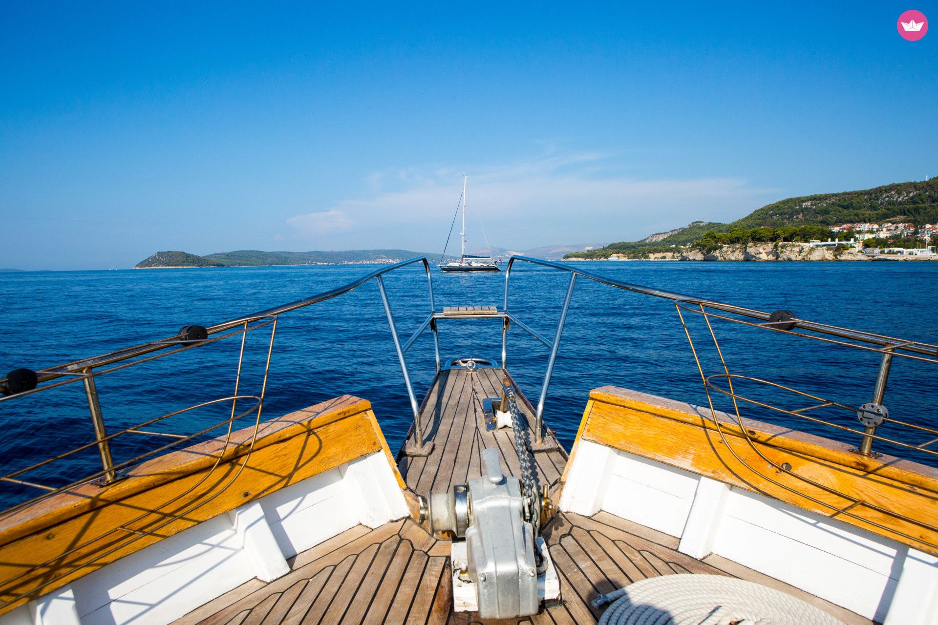 Traitional Croatian Boat Leut Vagabundo in Split  