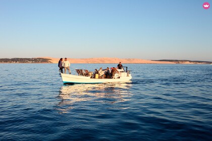 Hyra båt Båt utan licens  GINES CHALAND Lège-Cap-Ferret