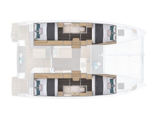 Catamaran Lagoon 38 boat plan