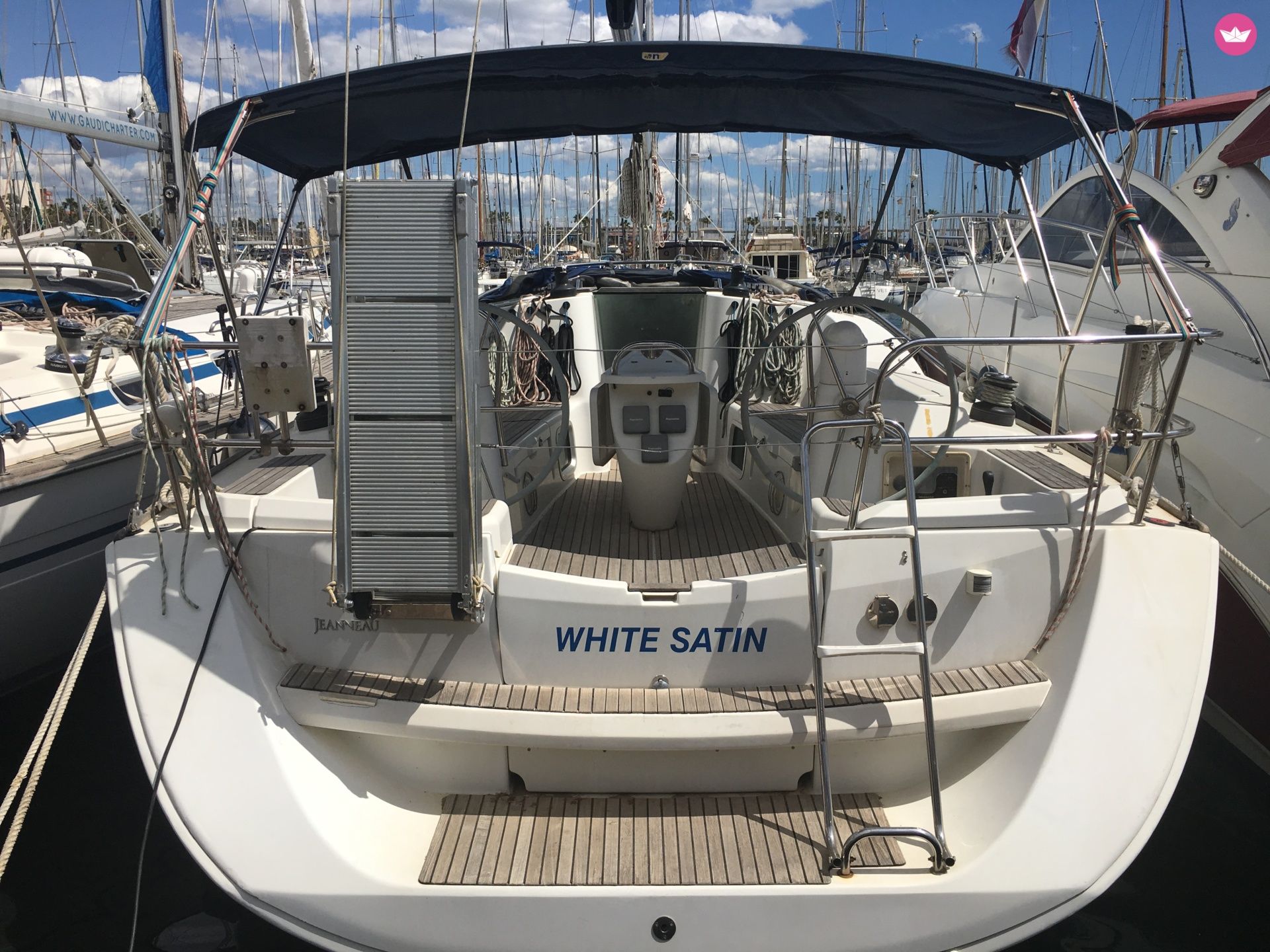 Charter sailboat in Barcelona  