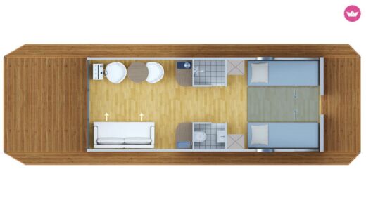 Houseboat Nautilus Hausboote Nautino maxi 1 - führerscheinfrei Boat design plan