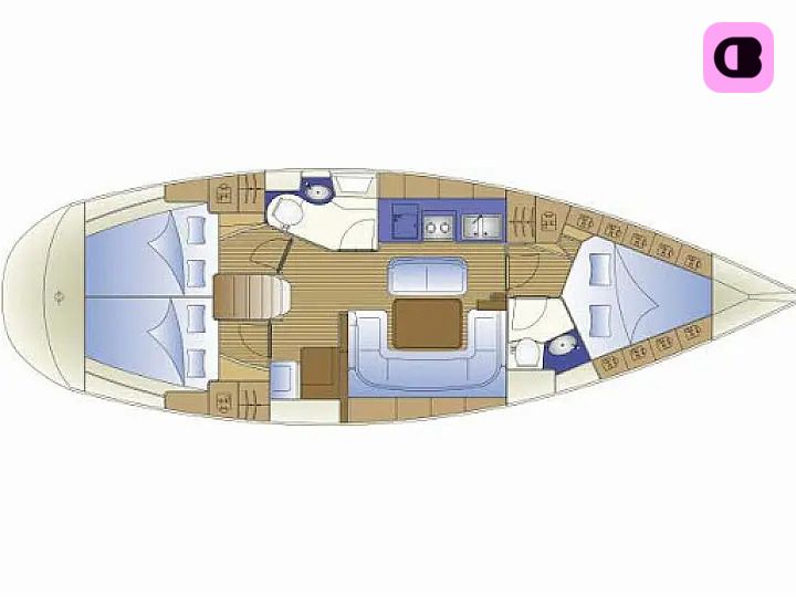 Voilier Beneteau Oceanis 370 10.6m 7