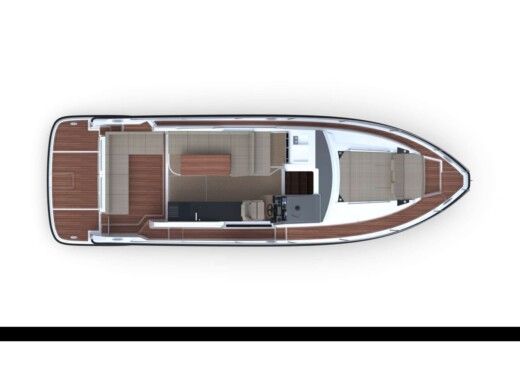 Motorboat Grandezza 37 CA boat plan