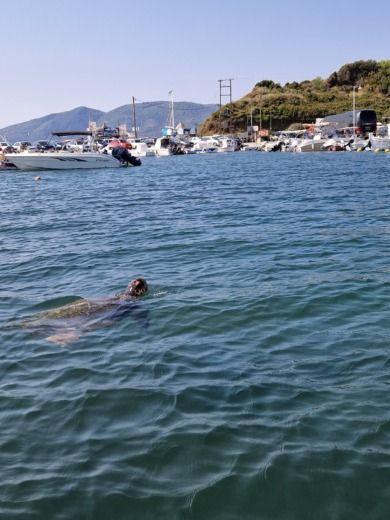 Zakynthos Motorboat Poseidon Blu water 170 2022 alt tag text