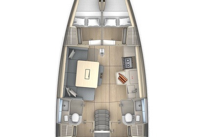 Hyra båt Segelbåt Dufour Yachts Dufour 41 - 4 cab. Trogir