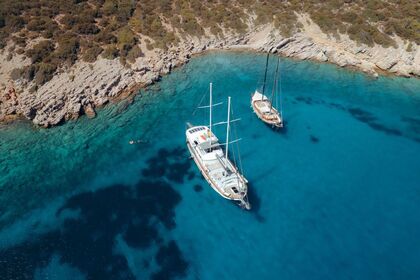 Luxury Gulet With A Flybridge Lounge