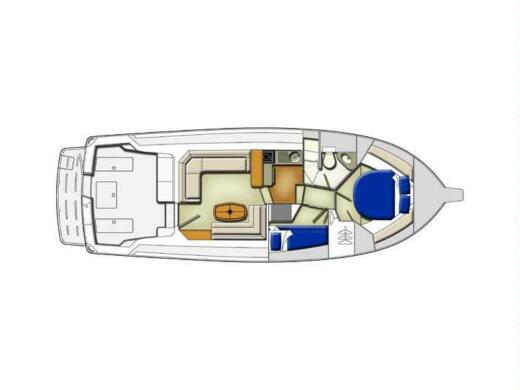 Motorboat Riviera Riviera 37 boat plan
