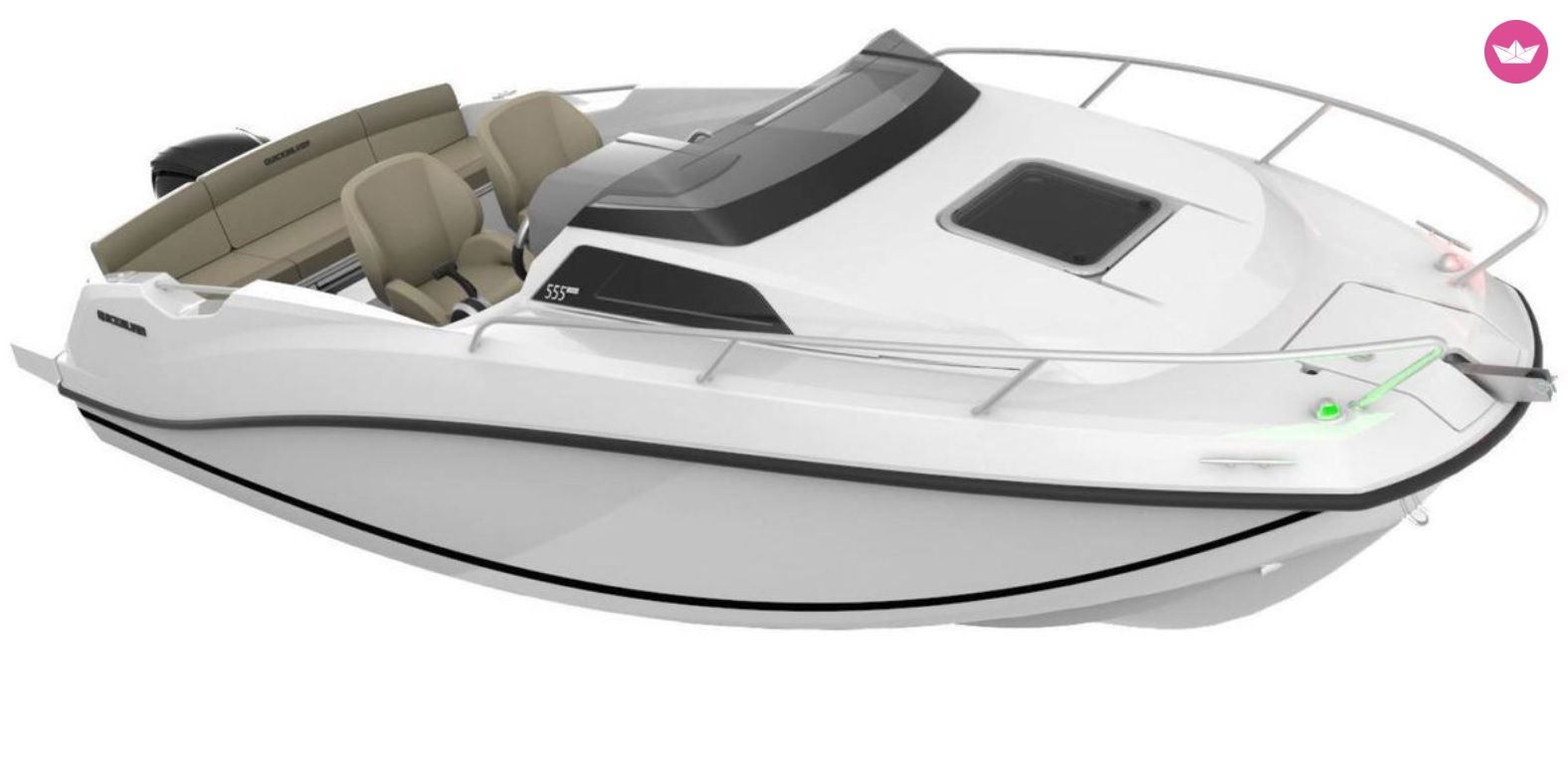 Bateau à moteur Quicksilver Activ 555 Cabin 80cv 2