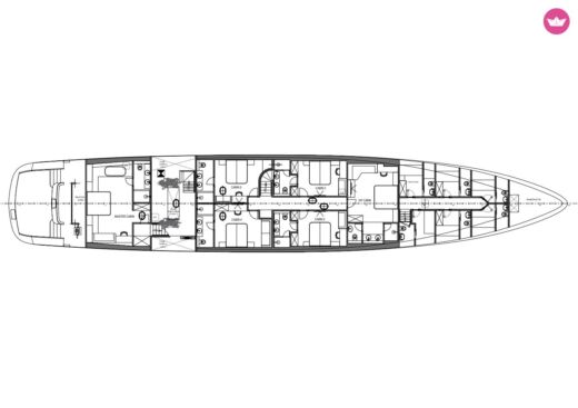Sail Yacht Custom made 48 m Yacht boat plan