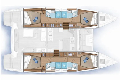 Location Catamaran Lagoon-Bénéteau Lagoon 46 - 4 + 2 cab. Alimos