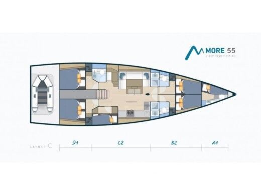 Sailboat More More 55 Boat design plan