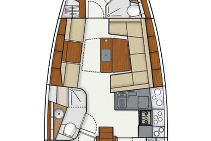 Hyra båt Segelbåt Hanse Yachts Hanse 415 Općina Kaštela