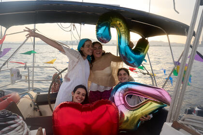 Enjoy an unforgettable day at sea aboard our 12-meter sailing yacht in Barcelona Welcome aboard!