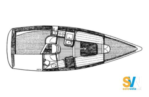 Sailboat Beneteau First 300 Spirit boat plan