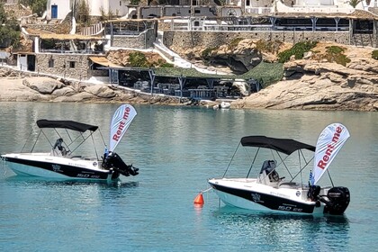 Rental Boat without license  Compass Compass150cc Mykonos