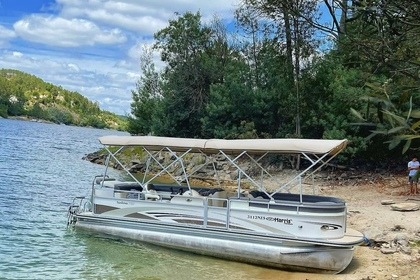 Rental Motorboat Harris Flotebote Sunliner 220 Barragem de Castelo de Bode