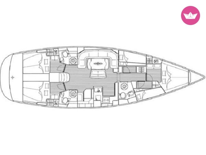 Sailboat Bavaria 50 Cruiser for hire