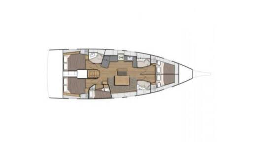 Sailboat Beneteau Oceanis 46.1 Boat design plan