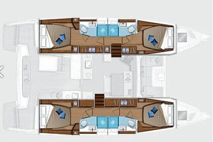 Charter Catamaran  Lagoon 46 Olbia