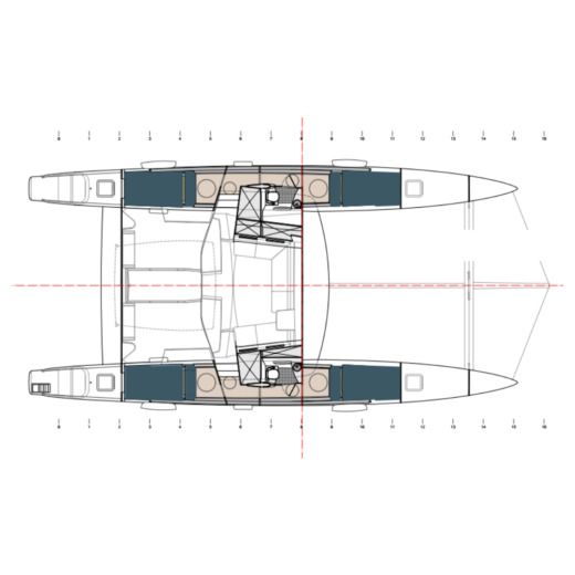 Catamaran XL Catamarans TS 52.8 boat plan