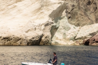 Discover Santorini: Private License-Free Boat Experience