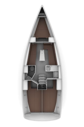Sailboat BAVARIA 34 CRUISER boat plan