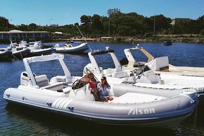Hyra båt RIB-båt Alson 750 flash Marsala