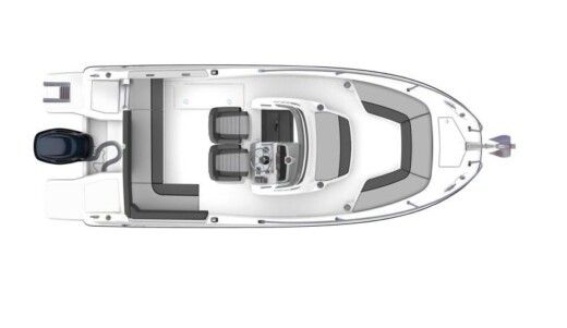 Motorboat Jeanneau Cap Camarat 6.5 CC boat plan
