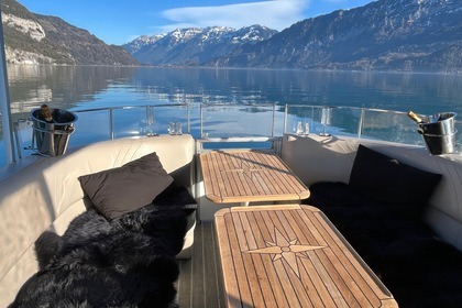 Miete Motorboot Pontoon Lake Thun Bern/Thun/Interlaken region Interlaken