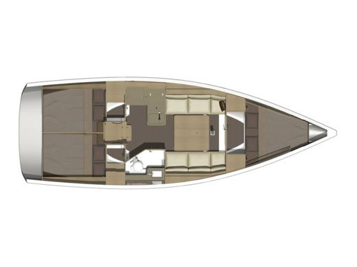 Sailboat Dufour Dufour 350 Grand Large boat plan