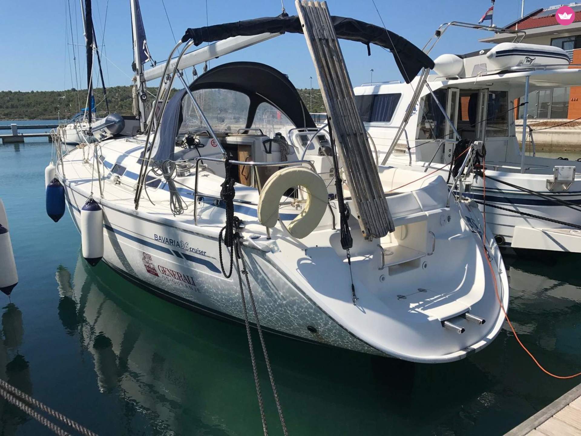 Charter sailboat in Trogir  