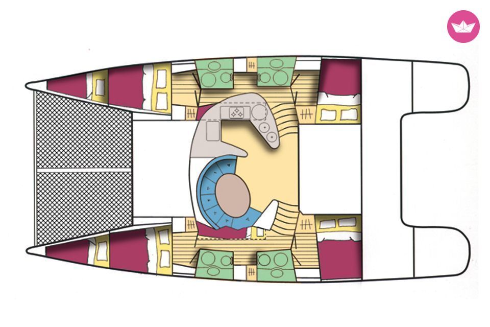 Fountaine Pajot Bahia 46 in Athens  