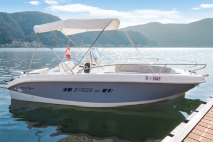 Miete Motorboot Orizzonti Open Syros 190 Caslano
