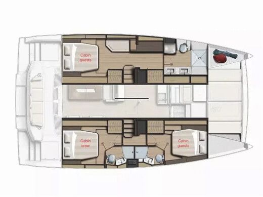 Catamaran  Bali 4.4 Bliss boat plan