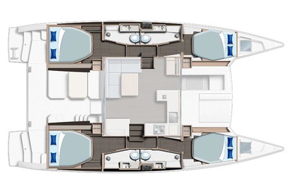 Verhuur Catamaran  Sunsail 424/4/4 Mahé