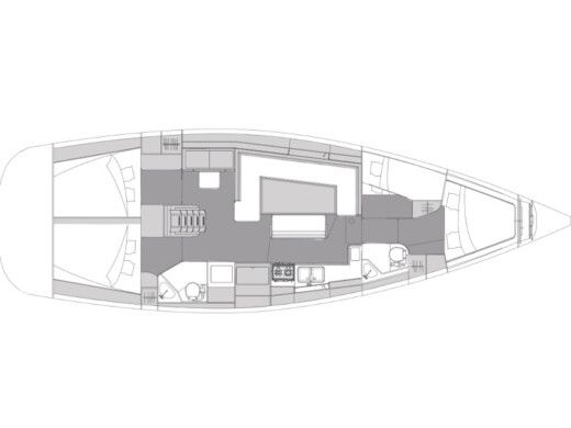 Sailboat  Elan Impression 45.1 boat plan