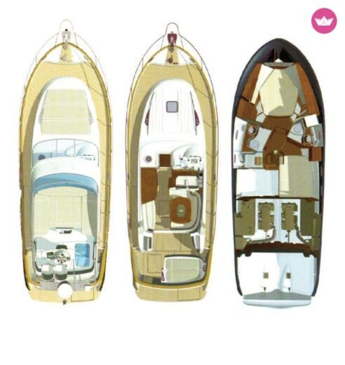 Motor Yacht Beneteau Antares 12 boat plan