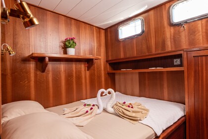 Traditional custom built gulet with a capacity of 10 people