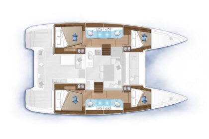 Location Catamaran Lagoon Lagoon 40 Nea Peramos