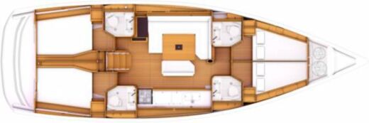 Sailboat Jeanneau Sun Odyssey 469 Boat layout